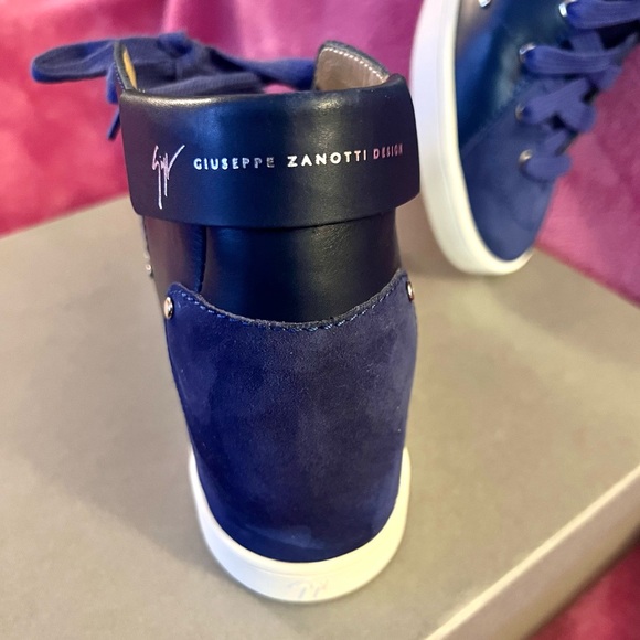 Giuseppe Zanotti High Top Wedge Hidden Hill Sneaker - Picture 6 of 12